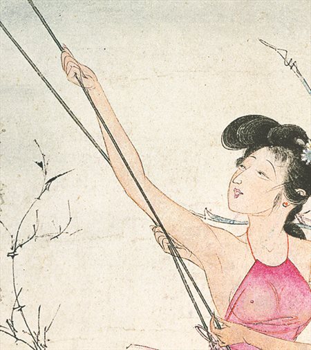 镇安县-胡也佛的仕女画和最知名的金瓶梅秘戏图